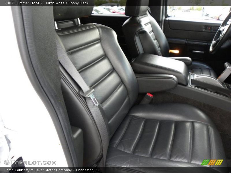 Birch White / Ebony Black 2007 Hummer H2 SUV