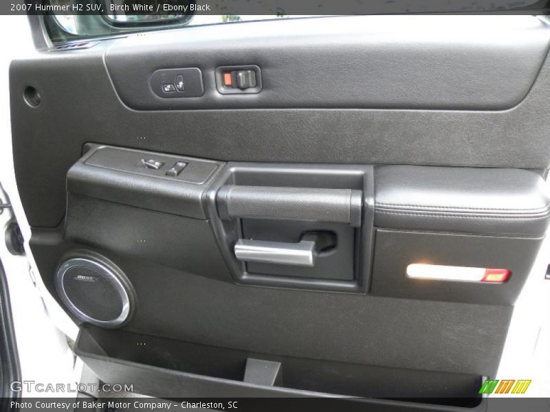 Birch White / Ebony Black 2007 Hummer H2 SUV