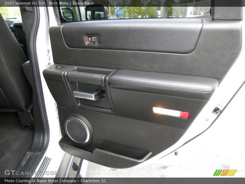 Birch White / Ebony Black 2007 Hummer H2 SUV