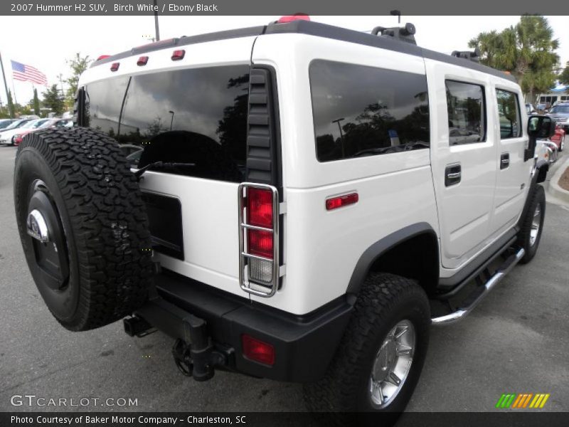 Birch White / Ebony Black 2007 Hummer H2 SUV