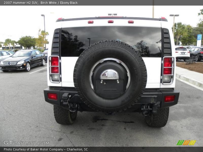 Birch White / Ebony Black 2007 Hummer H2 SUV