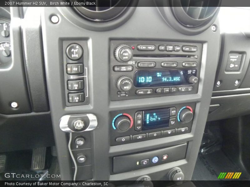 Birch White / Ebony Black 2007 Hummer H2 SUV