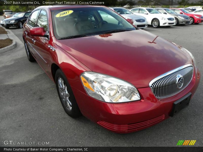 Crimson Pearl Tintcoat / Cocoa/Cashmere 2007 Buick Lucerne CXL