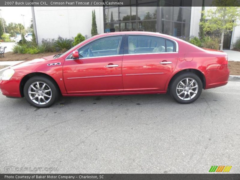 Crimson Pearl Tintcoat / Cocoa/Cashmere 2007 Buick Lucerne CXL