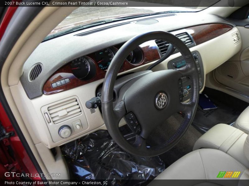 Crimson Pearl Tintcoat / Cocoa/Cashmere 2007 Buick Lucerne CXL