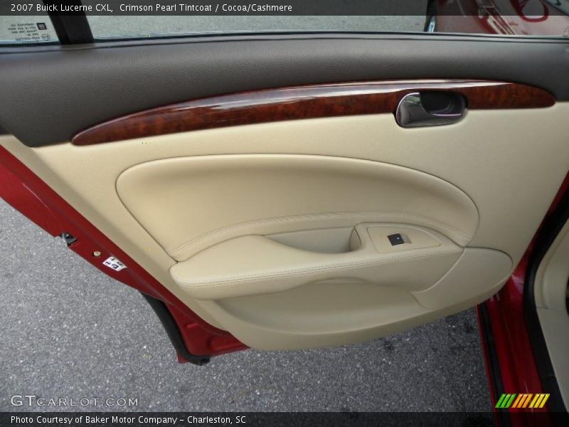 Crimson Pearl Tintcoat / Cocoa/Cashmere 2007 Buick Lucerne CXL