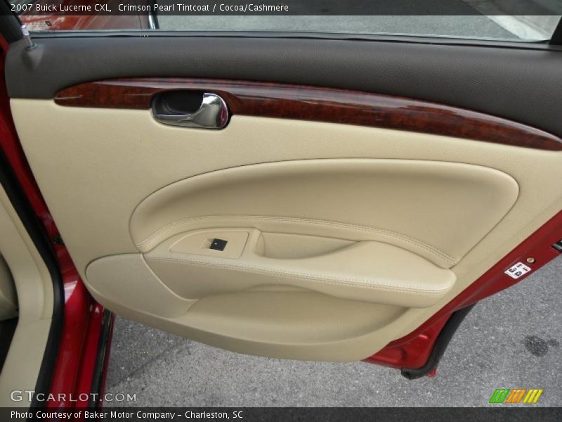 Crimson Pearl Tintcoat / Cocoa/Cashmere 2007 Buick Lucerne CXL