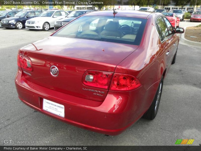 Crimson Pearl Tintcoat / Cocoa/Cashmere 2007 Buick Lucerne CXL