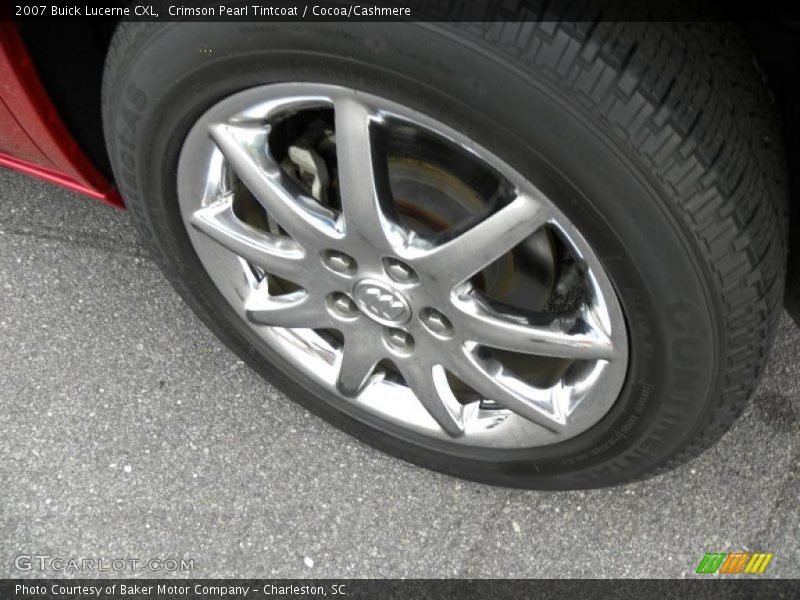 Crimson Pearl Tintcoat / Cocoa/Cashmere 2007 Buick Lucerne CXL