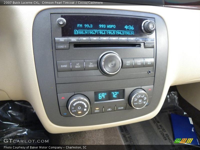 Crimson Pearl Tintcoat / Cocoa/Cashmere 2007 Buick Lucerne CXL