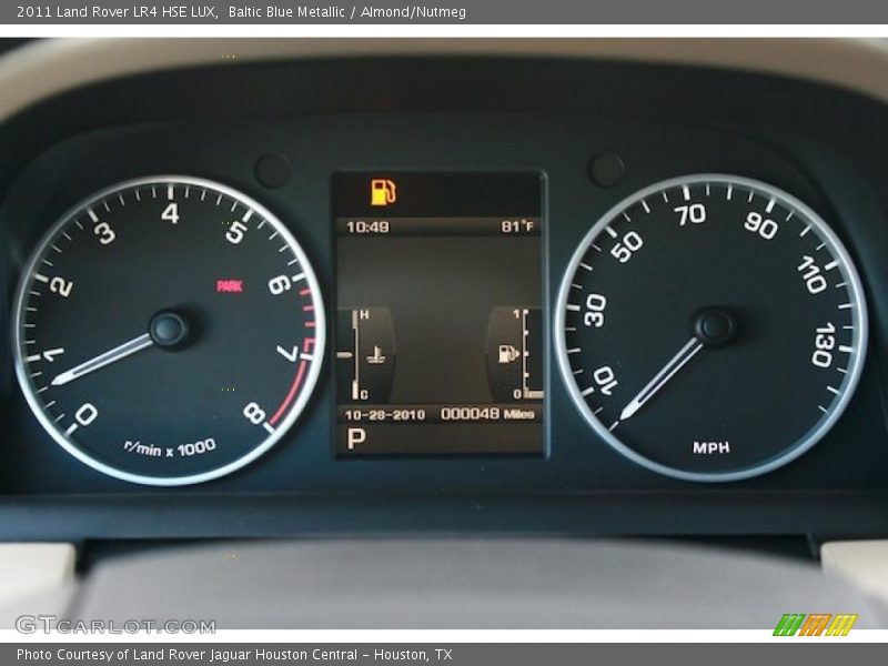  2011 LR4 HSE LUX HSE LUX Gauges