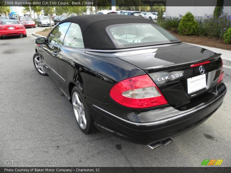 Black / Stone 2006 Mercedes-Benz CLK 500 Coupe