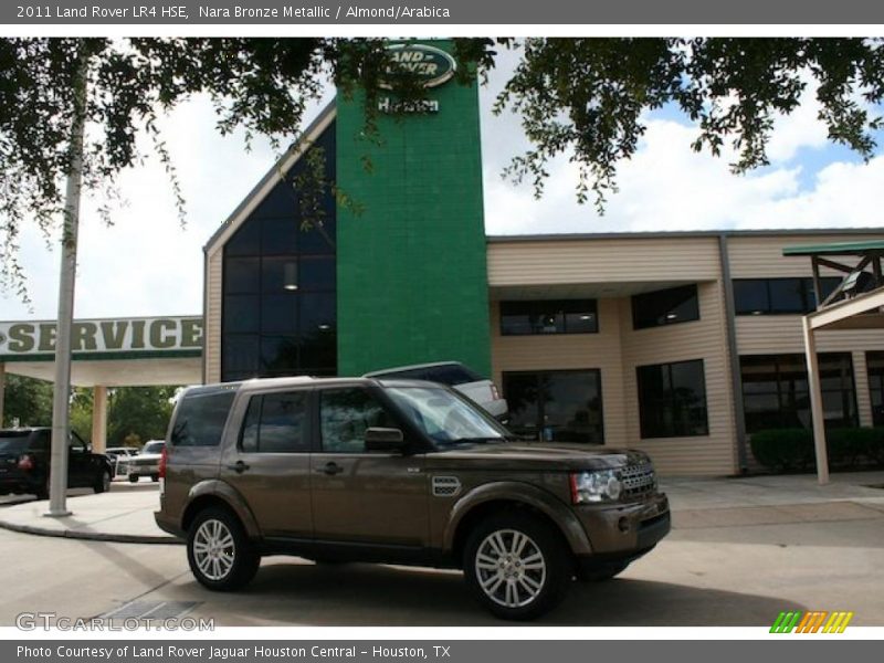 Nara Bronze Metallic / Almond/Arabica 2011 Land Rover LR4 HSE