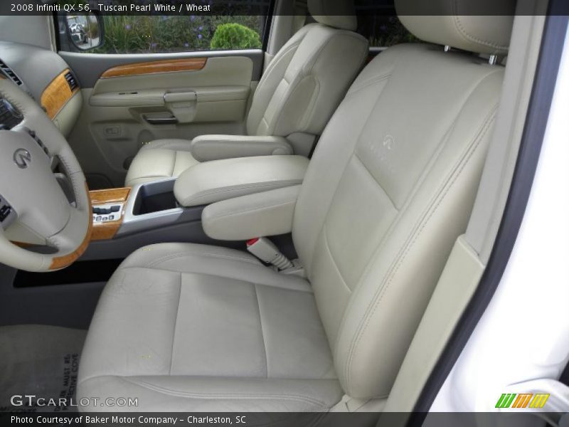 Tuscan Pearl White / Wheat 2008 Infiniti QX 56