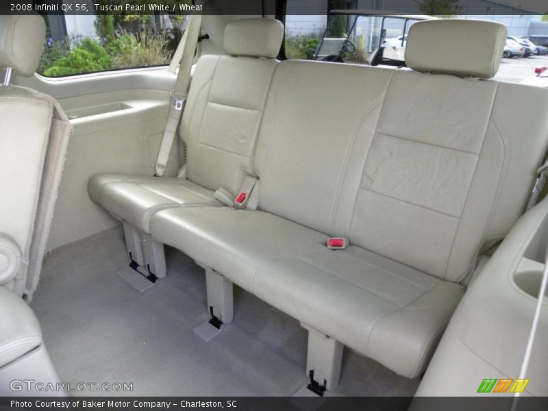 Tuscan Pearl White / Wheat 2008 Infiniti QX 56
