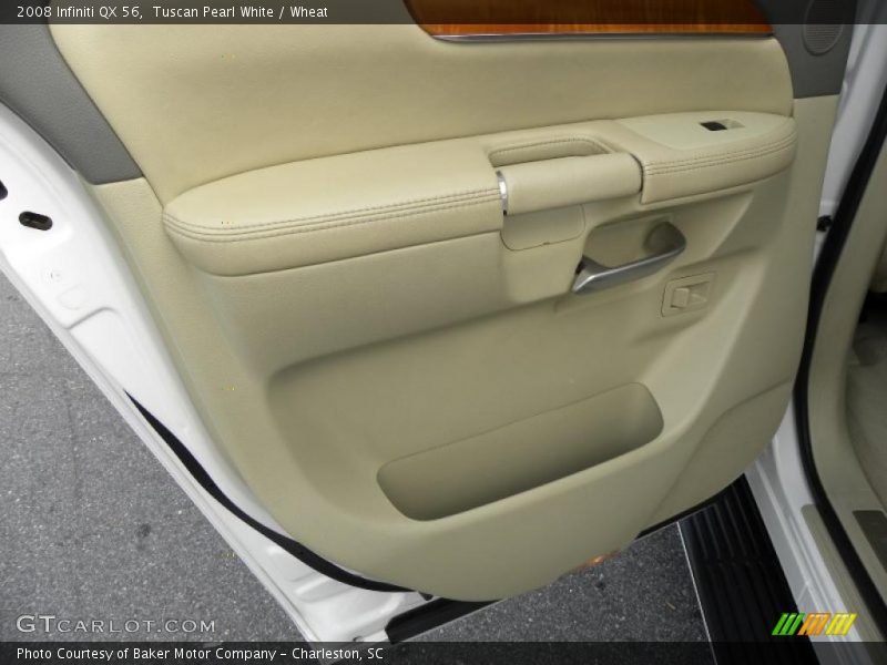 Tuscan Pearl White / Wheat 2008 Infiniti QX 56