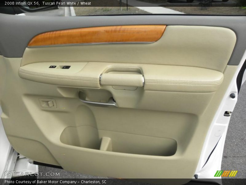 Tuscan Pearl White / Wheat 2008 Infiniti QX 56