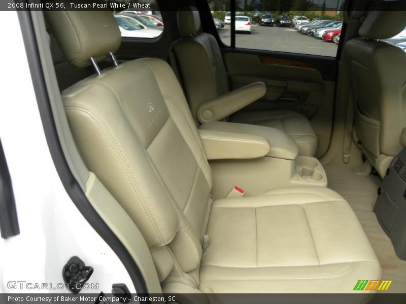 Tuscan Pearl White / Wheat 2008 Infiniti QX 56