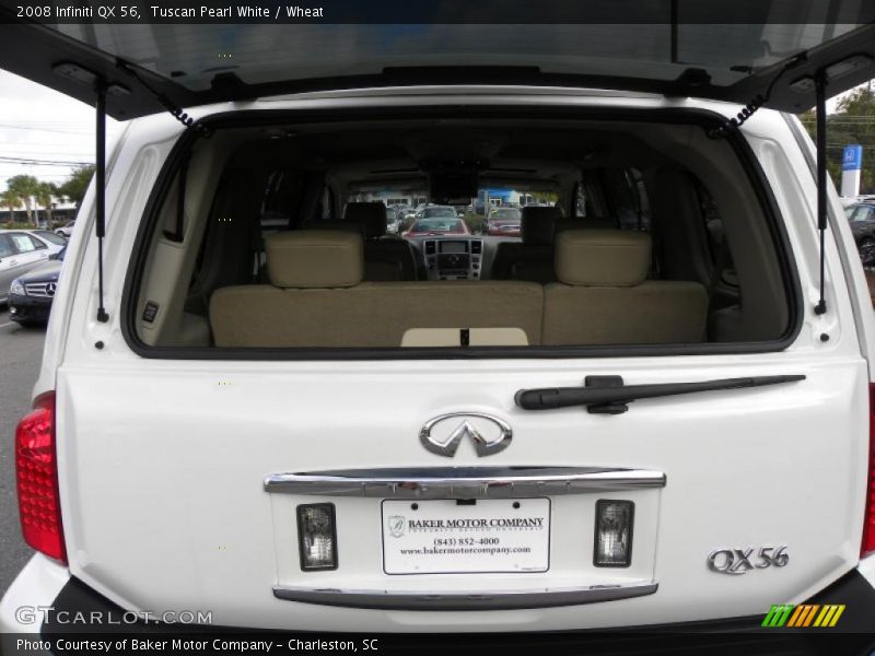 Tuscan Pearl White / Wheat 2008 Infiniti QX 56
