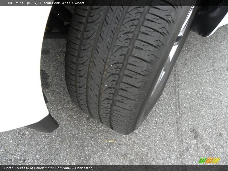 Tuscan Pearl White / Wheat 2008 Infiniti QX 56