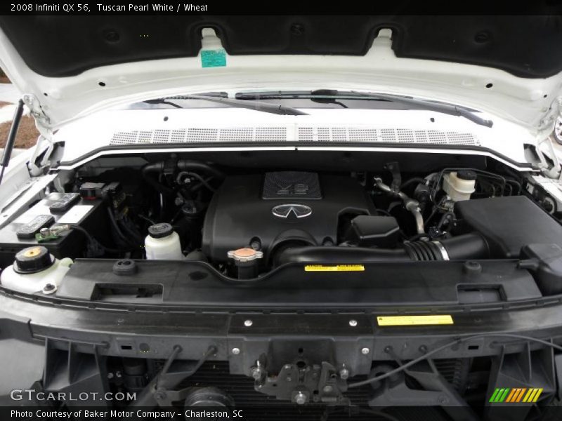 Tuscan Pearl White / Wheat 2008 Infiniti QX 56