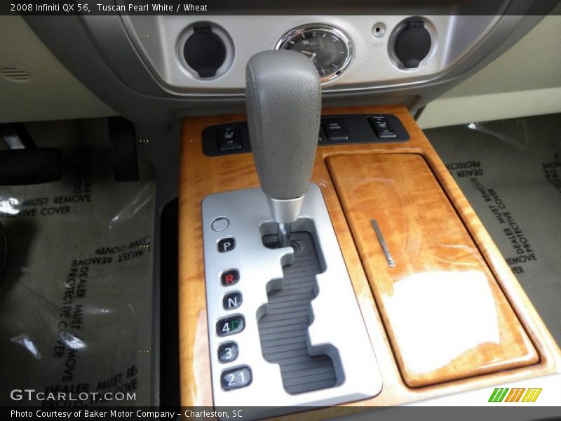 Tuscan Pearl White / Wheat 2008 Infiniti QX 56