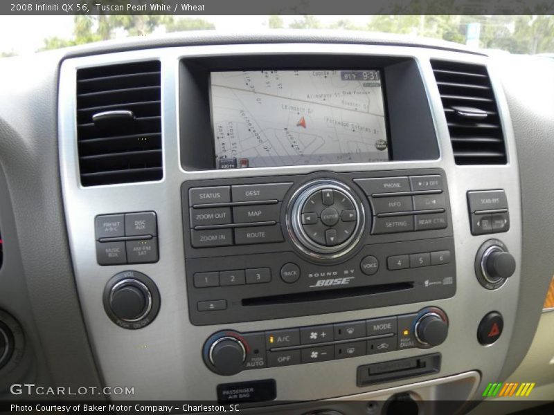 Tuscan Pearl White / Wheat 2008 Infiniti QX 56