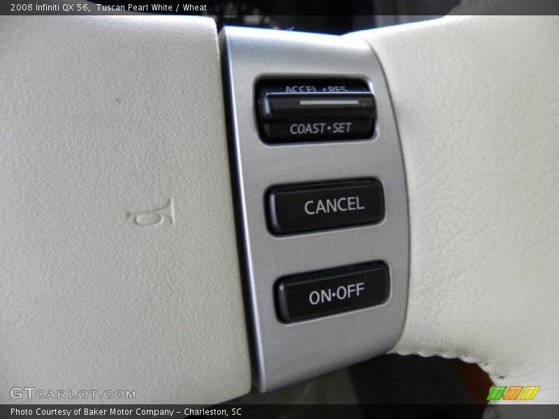 Tuscan Pearl White / Wheat 2008 Infiniti QX 56