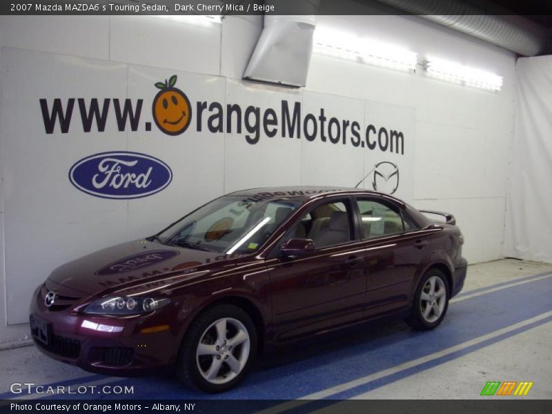 Dark Cherry Mica / Beige 2007 Mazda MAZDA6 s Touring Sedan