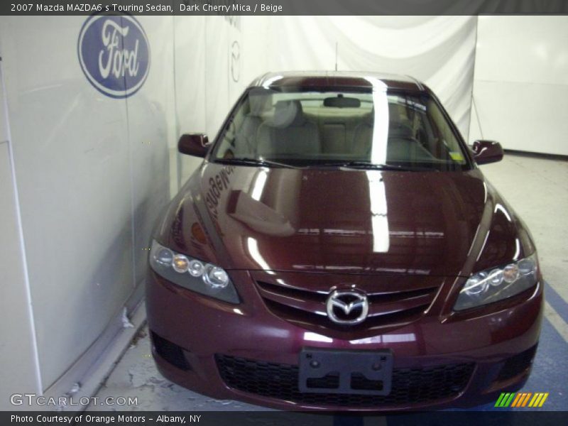 Dark Cherry Mica / Beige 2007 Mazda MAZDA6 s Touring Sedan
