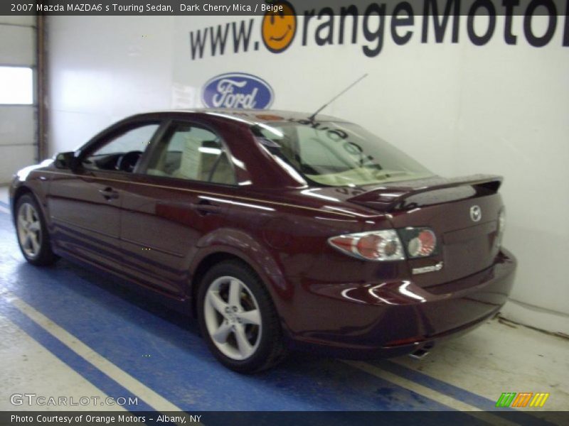 Dark Cherry Mica / Beige 2007 Mazda MAZDA6 s Touring Sedan