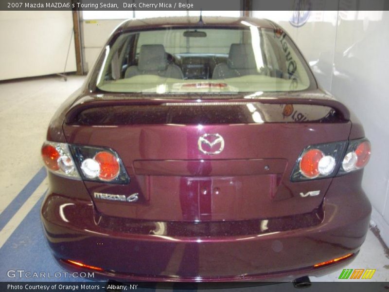 Dark Cherry Mica / Beige 2007 Mazda MAZDA6 s Touring Sedan