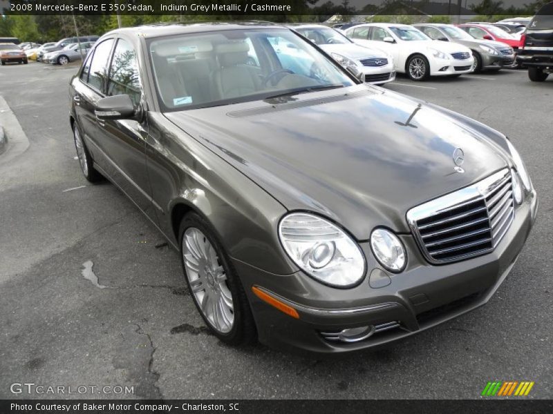 Indium Grey Metallic / Cashmere 2008 Mercedes-Benz E 350 Sedan