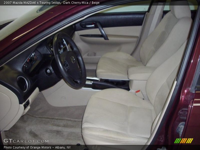 Dark Cherry Mica / Beige 2007 Mazda MAZDA6 s Touring Sedan