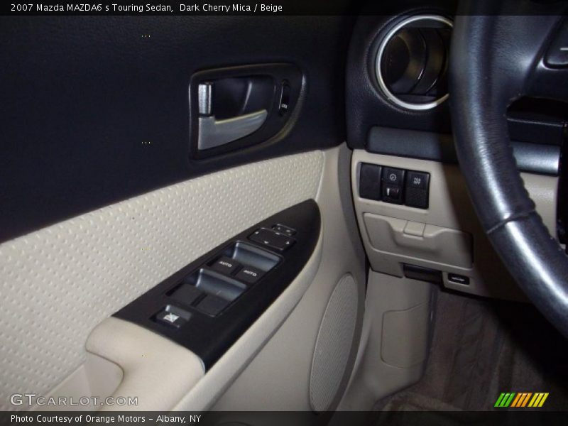 Dark Cherry Mica / Beige 2007 Mazda MAZDA6 s Touring Sedan