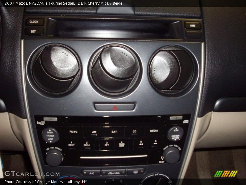 Dark Cherry Mica / Beige 2007 Mazda MAZDA6 s Touring Sedan