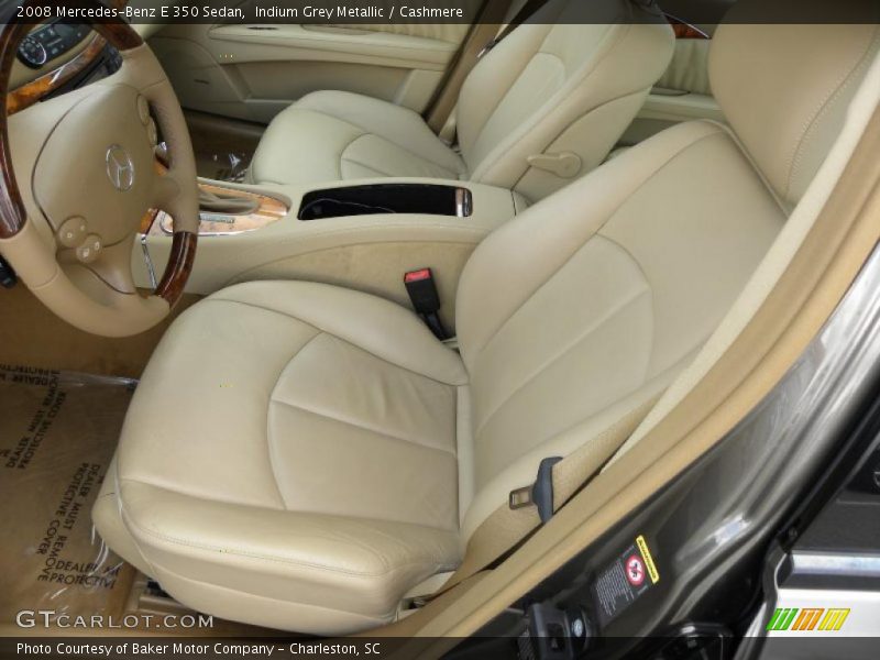 Indium Grey Metallic / Cashmere 2008 Mercedes-Benz E 350 Sedan