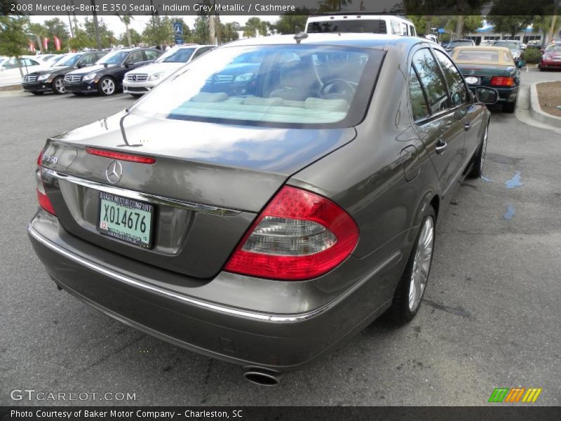Indium Grey Metallic / Cashmere 2008 Mercedes-Benz E 350 Sedan