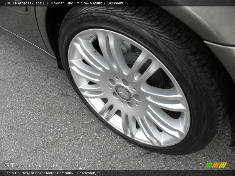 Indium Grey Metallic / Cashmere 2008 Mercedes-Benz E 350 Sedan