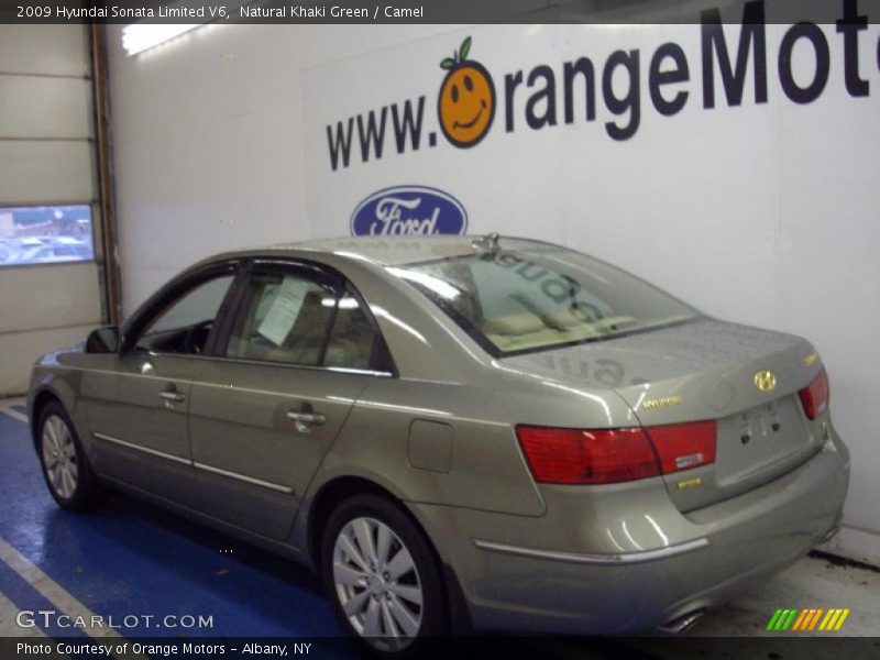 Natural Khaki Green / Camel 2009 Hyundai Sonata Limited V6