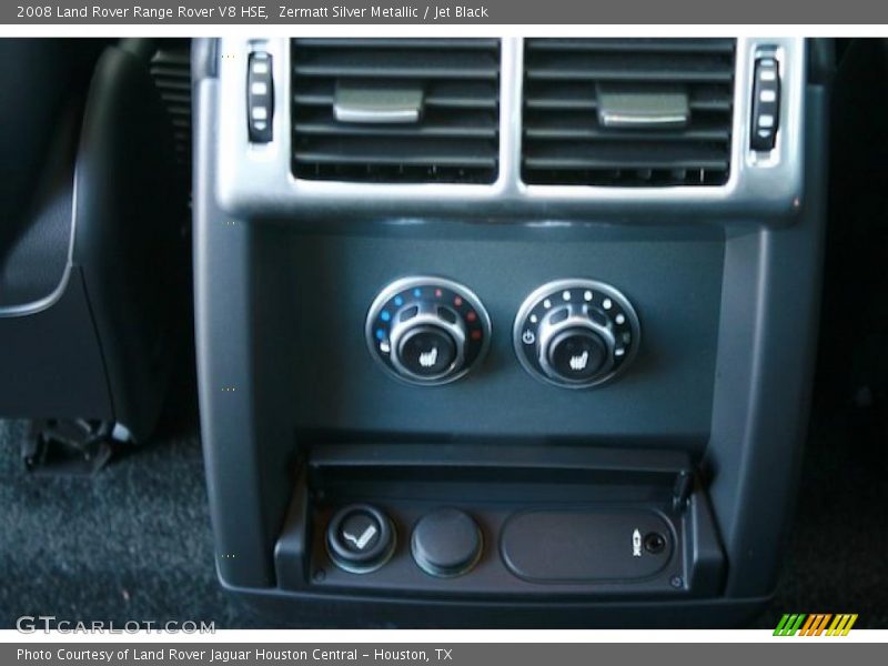 Zermatt Silver Metallic / Jet Black 2008 Land Rover Range Rover V8 HSE