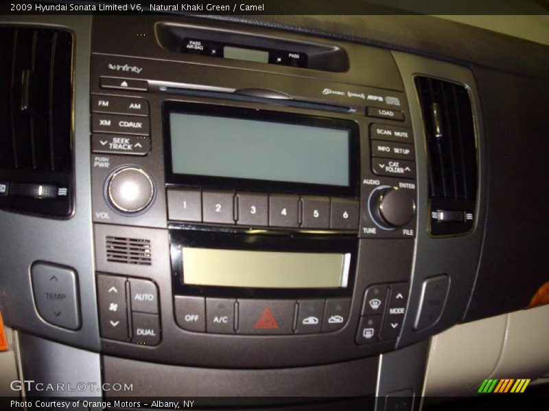 Natural Khaki Green / Camel 2009 Hyundai Sonata Limited V6