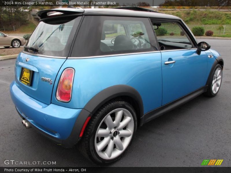 Electric Blue Metallic / Panther Black 2004 Mini Cooper S Hardtop