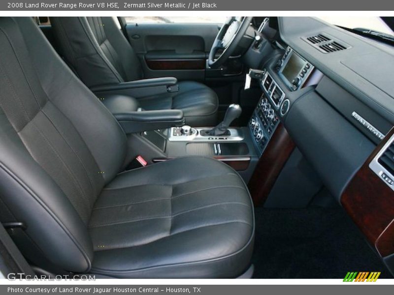 Zermatt Silver Metallic / Jet Black 2008 Land Rover Range Rover V8 HSE