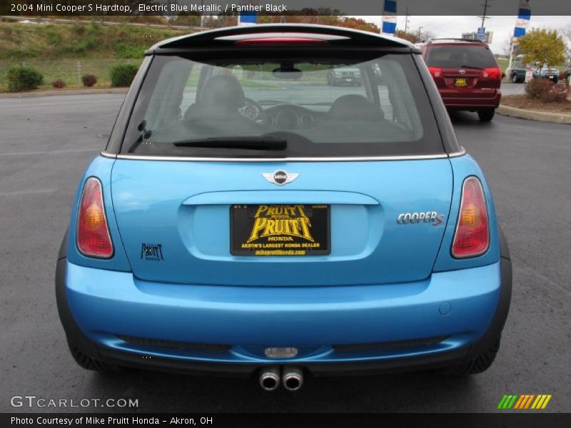 Electric Blue Metallic / Panther Black 2004 Mini Cooper S Hardtop