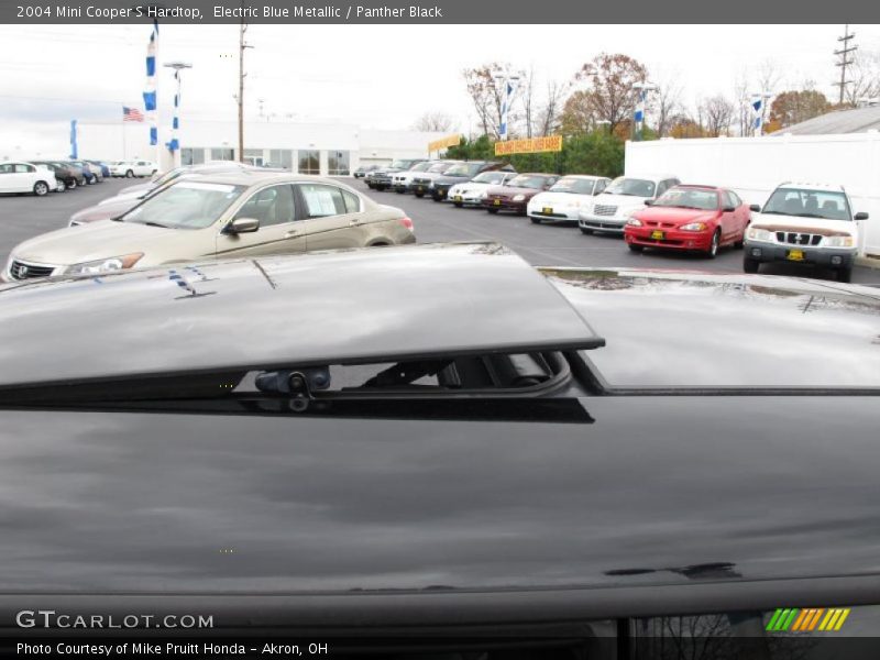 Electric Blue Metallic / Panther Black 2004 Mini Cooper S Hardtop