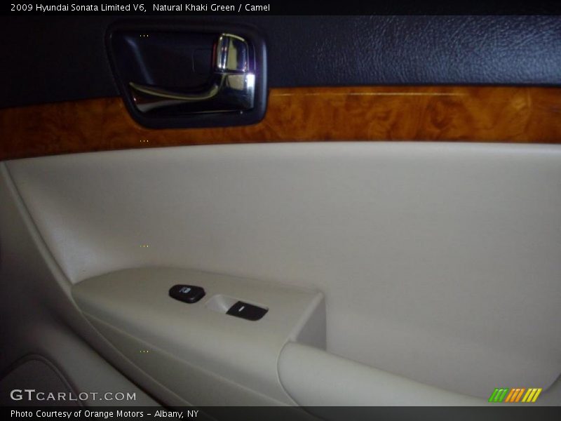 Natural Khaki Green / Camel 2009 Hyundai Sonata Limited V6