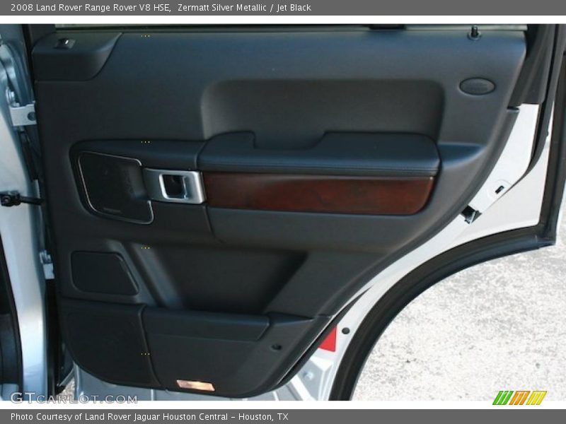 Zermatt Silver Metallic / Jet Black 2008 Land Rover Range Rover V8 HSE