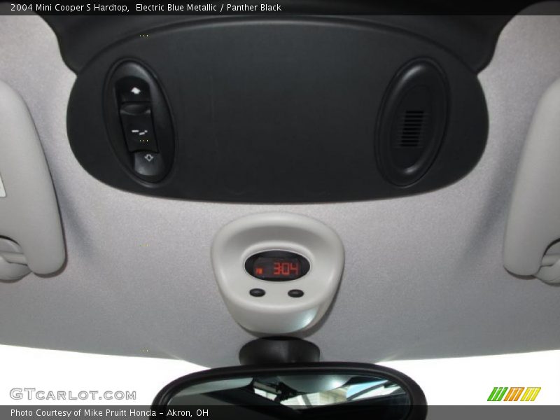 Electric Blue Metallic / Panther Black 2004 Mini Cooper S Hardtop