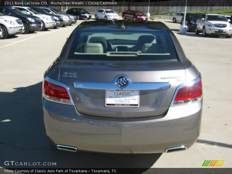 Mocha Steel Metallic / Cocoa/Cashmere 2011 Buick LaCrosse CXS
